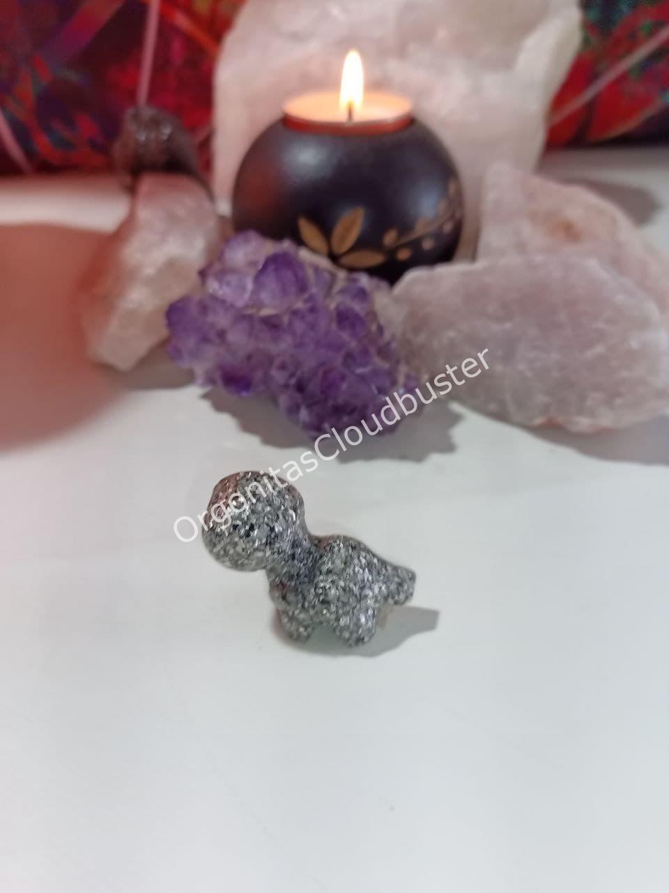 Orgonita / Electronite Dinosaurio decorativo pequeño modelo 1