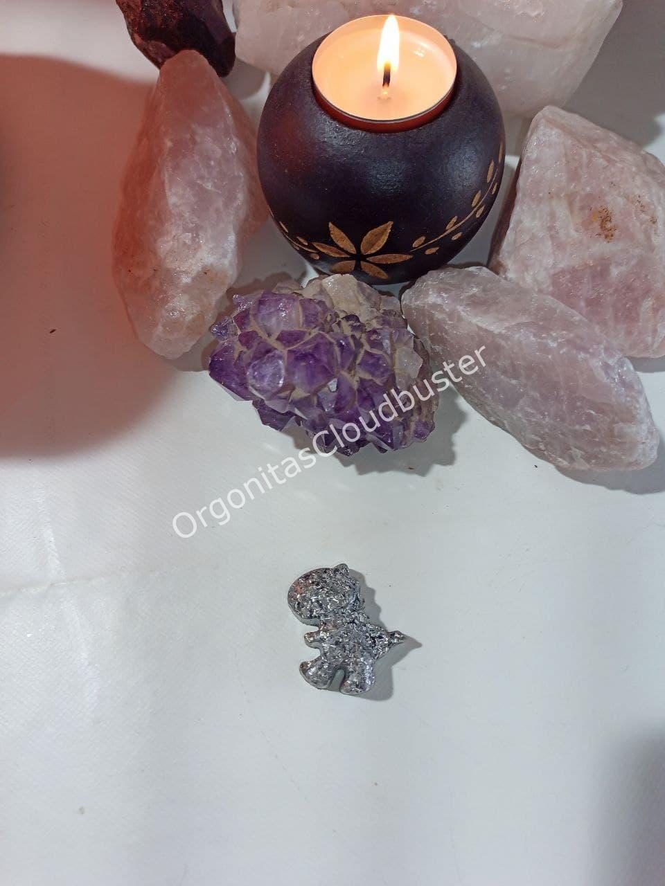 Orgonita / Electronite Dinosaurio decorativo pequeño Mod. 3. - Imagen 2