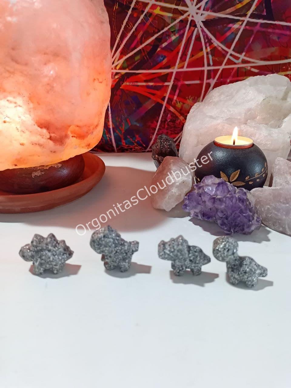 Orgonita / Electronite Dinosaurio Decorativo Pequeño Mod. 2. - Imagen 3