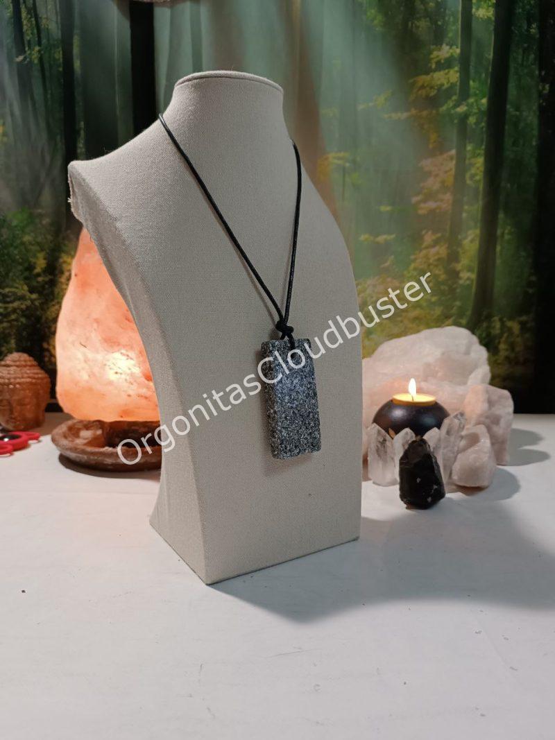 Orgonita / Electronite Colgante Chapa Rectangular. - Imagen 6