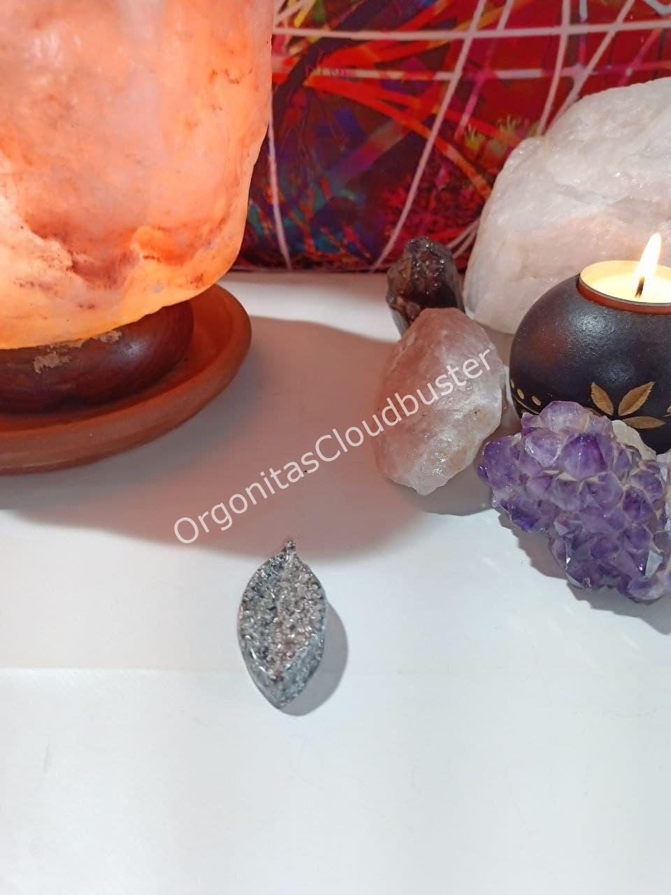 Orgonita / Electronite Hoja Alargada decorativa punta - Imagen 3