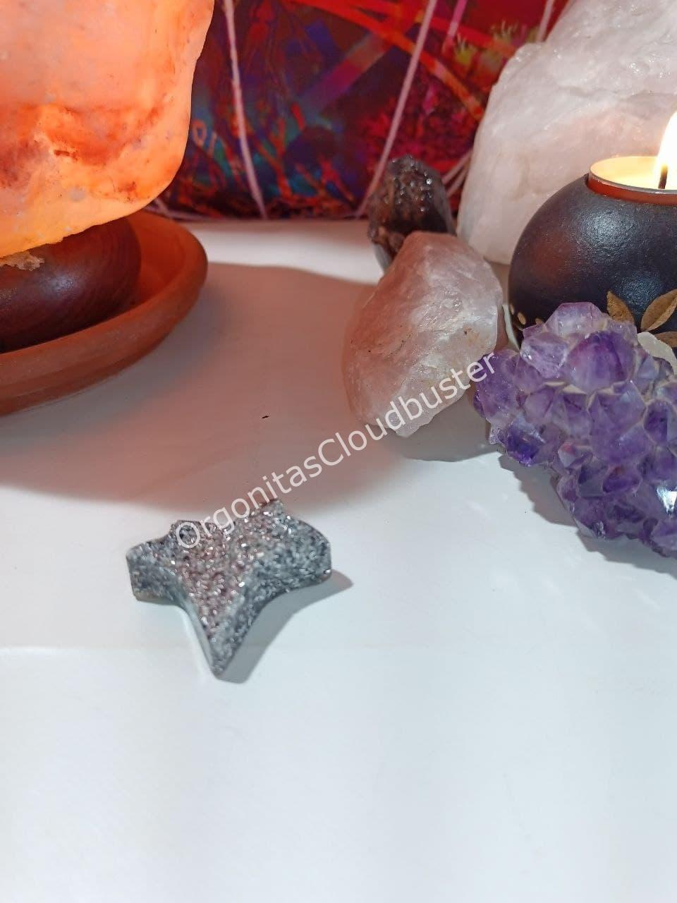 Orgonita / Electronite Hoja en Punta - Imagen 3