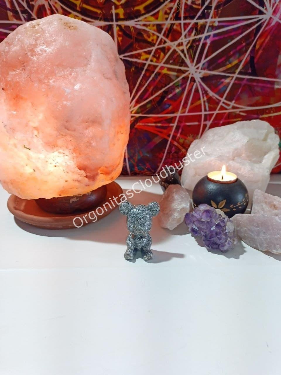 Orgonita / Electronite Osito corazón decorativo. - Imagen 3