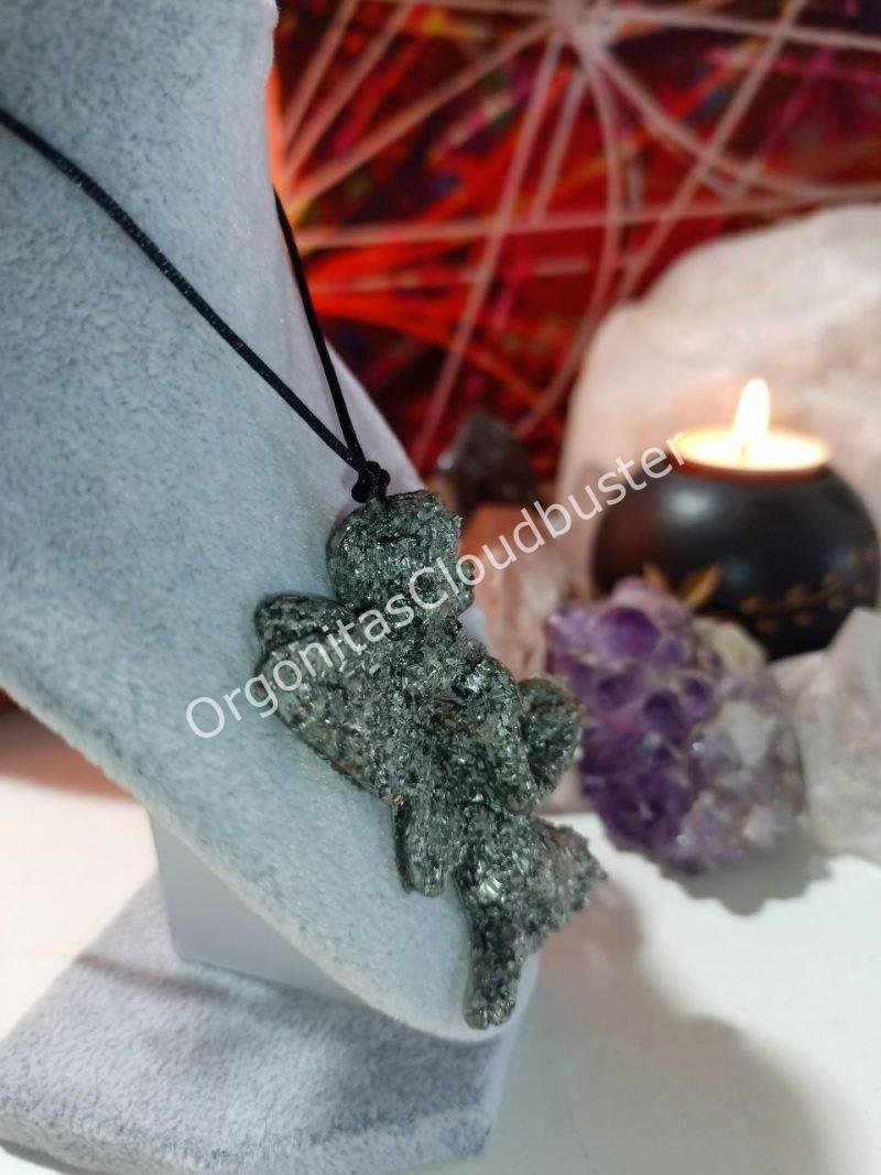 Orgonita / Electronite Colgante forma de Hada 1 ala - Imagen 6