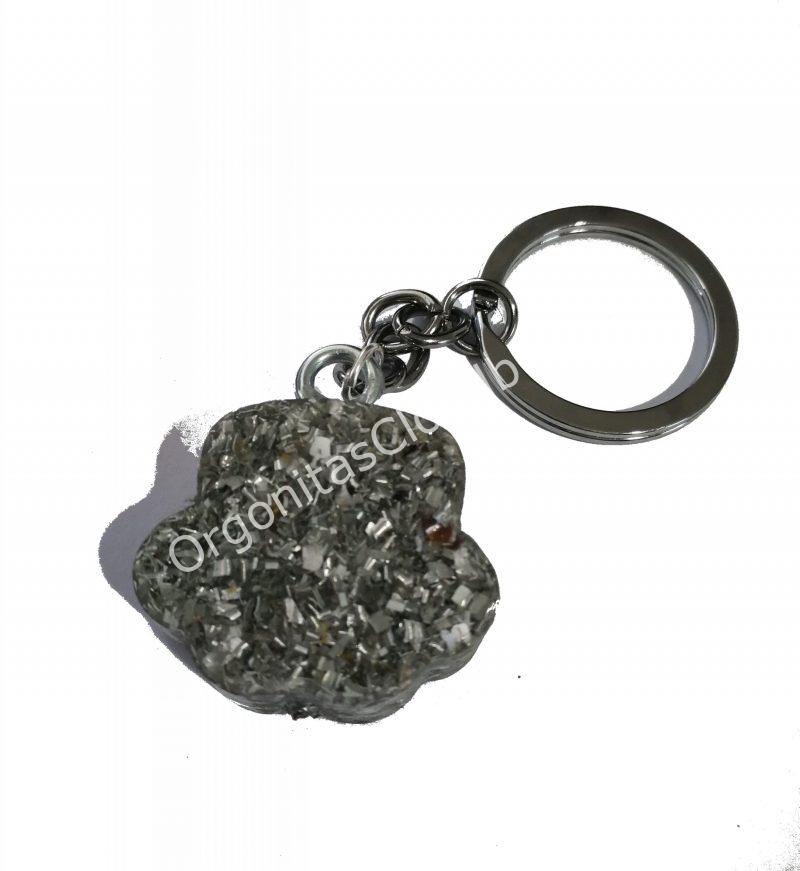 Orgonita / Electronite Llavero Huella Perro