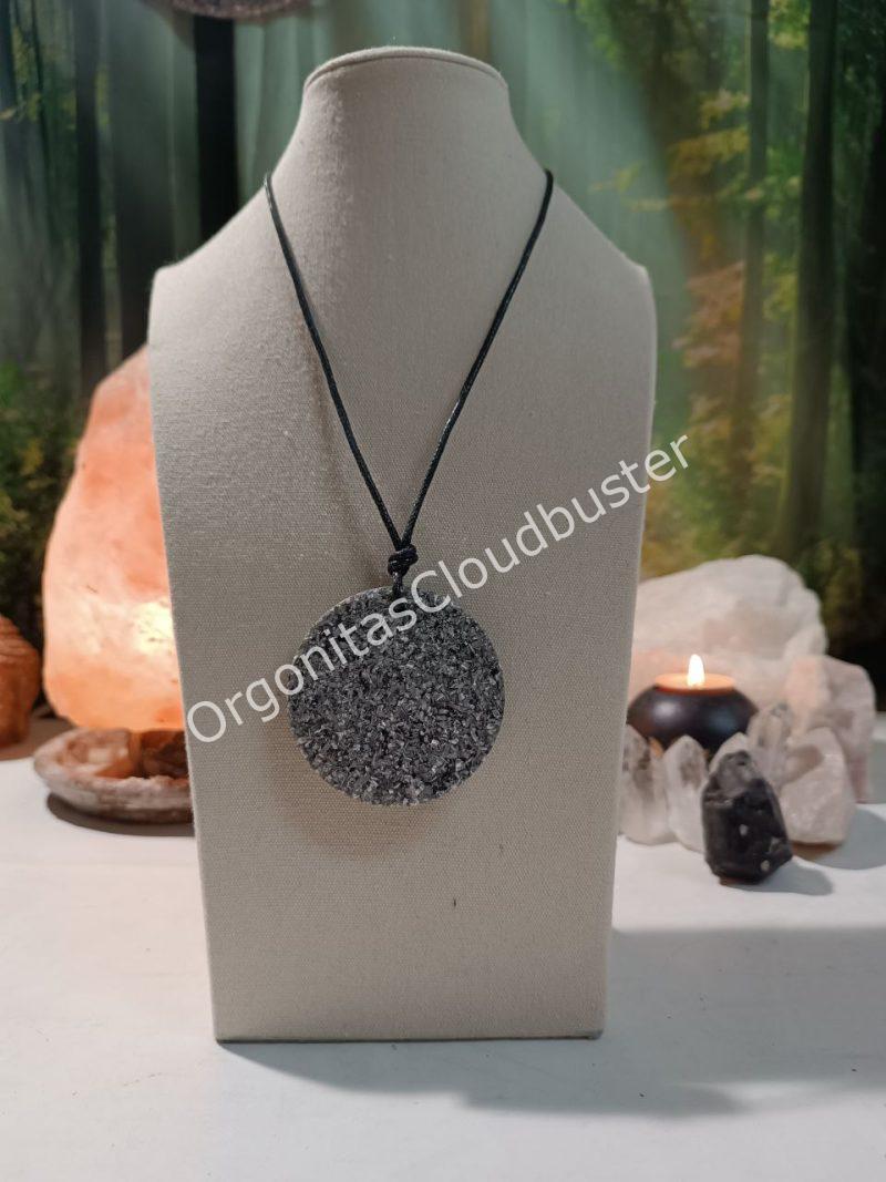 Orgonita / Electronite Colgante Círculo Grande.