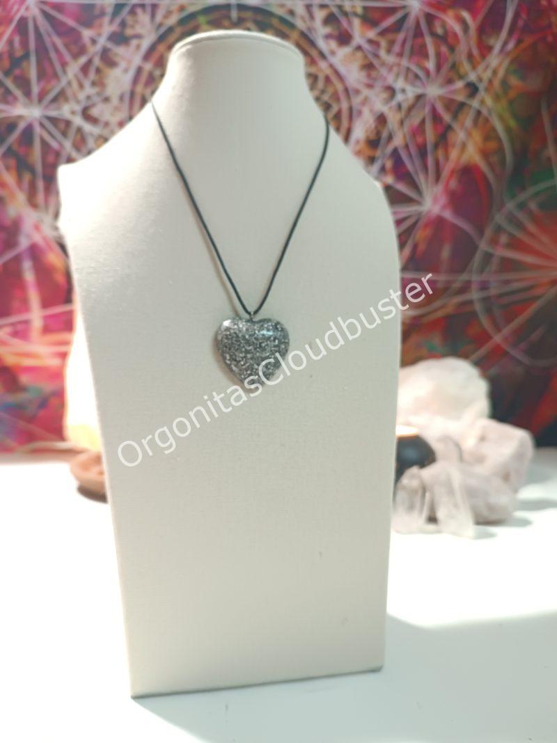 Orgonita / Electronite Colgante Corazón. Grande y Pequeño. - Imagen 3