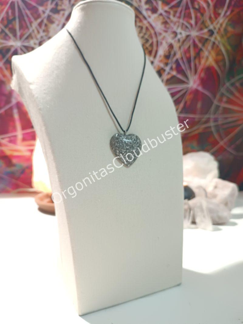 Orgonita / Electronite Colgante Corazón. Grande y Pequeño. - Imagen 5