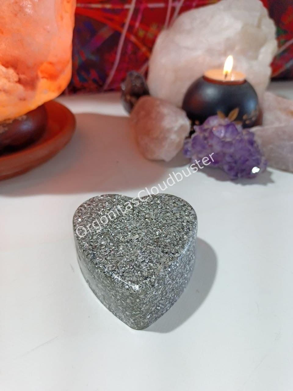 Orgonita / Electronite formato Corazón grande