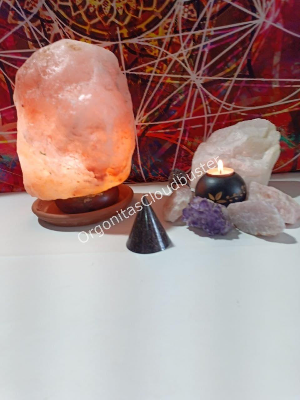 Orgonita VIRUTA DE HIERRO Pirámide cono - Imagen 3