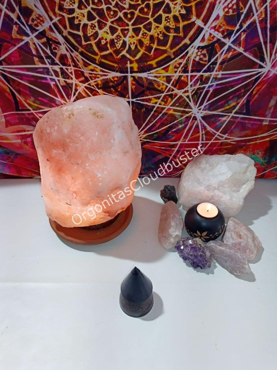 Orgonita VIRUTA DE HIERRO Pirámide Cono y punta de Magnetita - Imagen 2