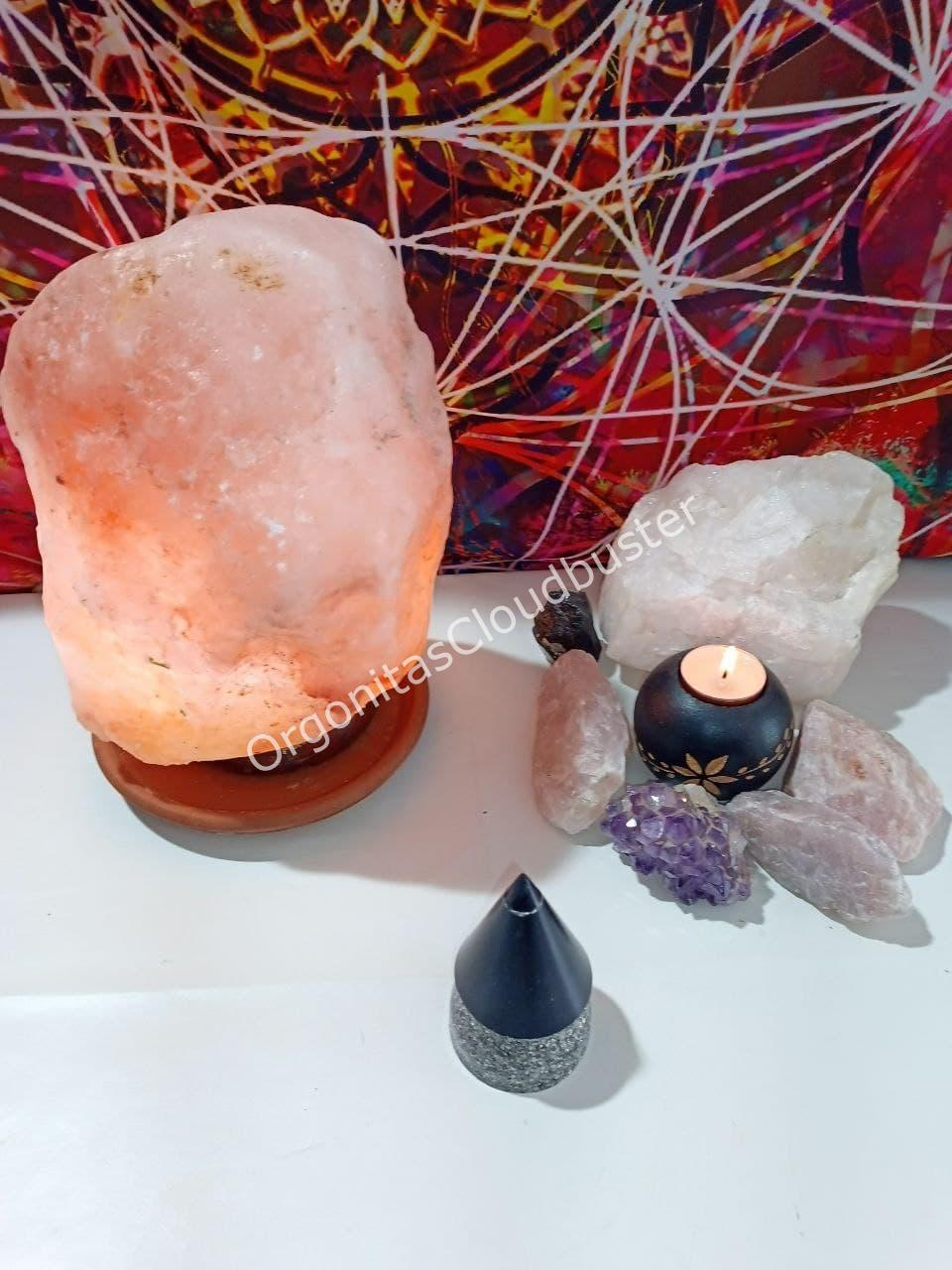 Orgonita VIRUTA ALUMINIO con punta de Magnetita Pirámide Cono pequeña - Imagen 3