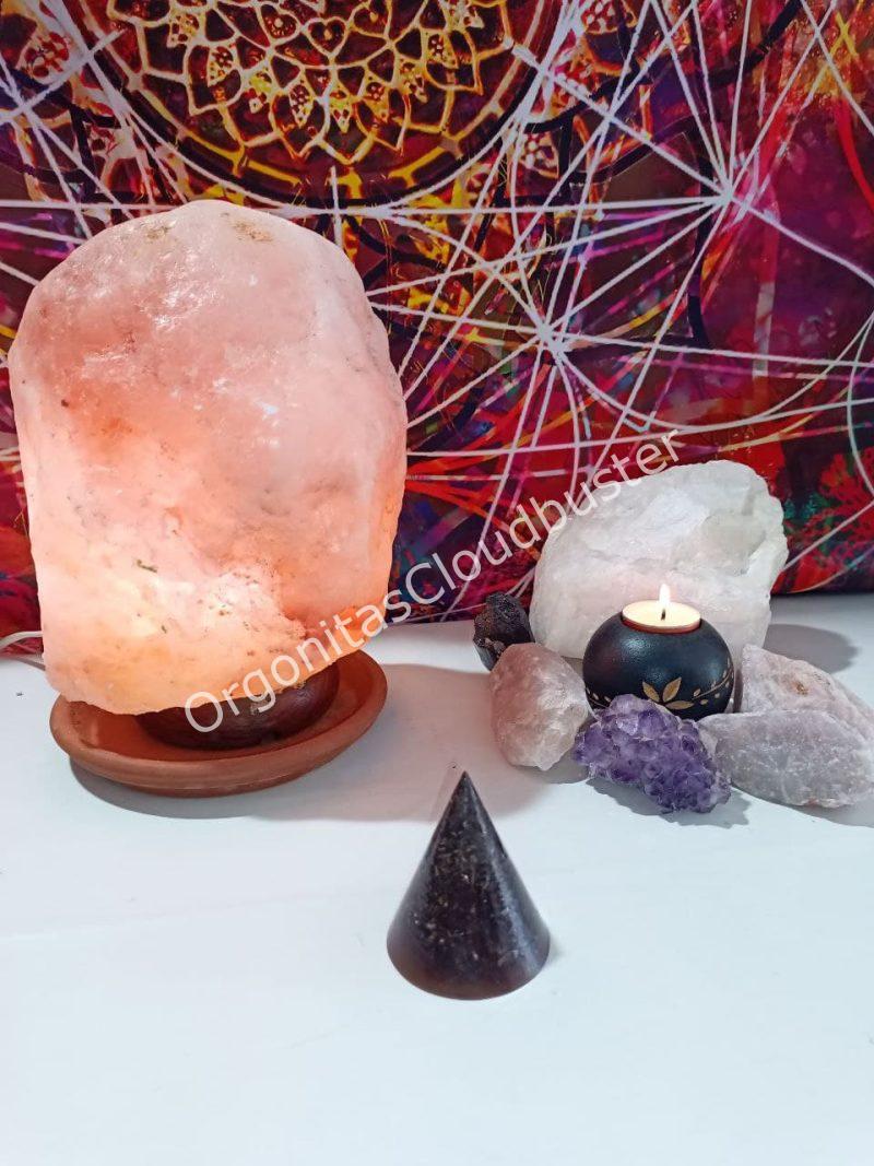 Orgonita VIRUTA DE HIERRO Pirámide cono - Imagen 4