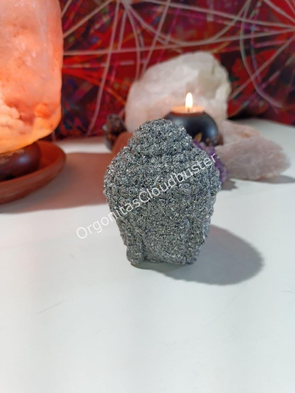 Orgonita / Electronite formato cabeza Buda - Imagen 4
