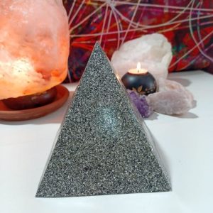 Orgonita / Electronite Formato Pirámide Maxi Grande 4 lados