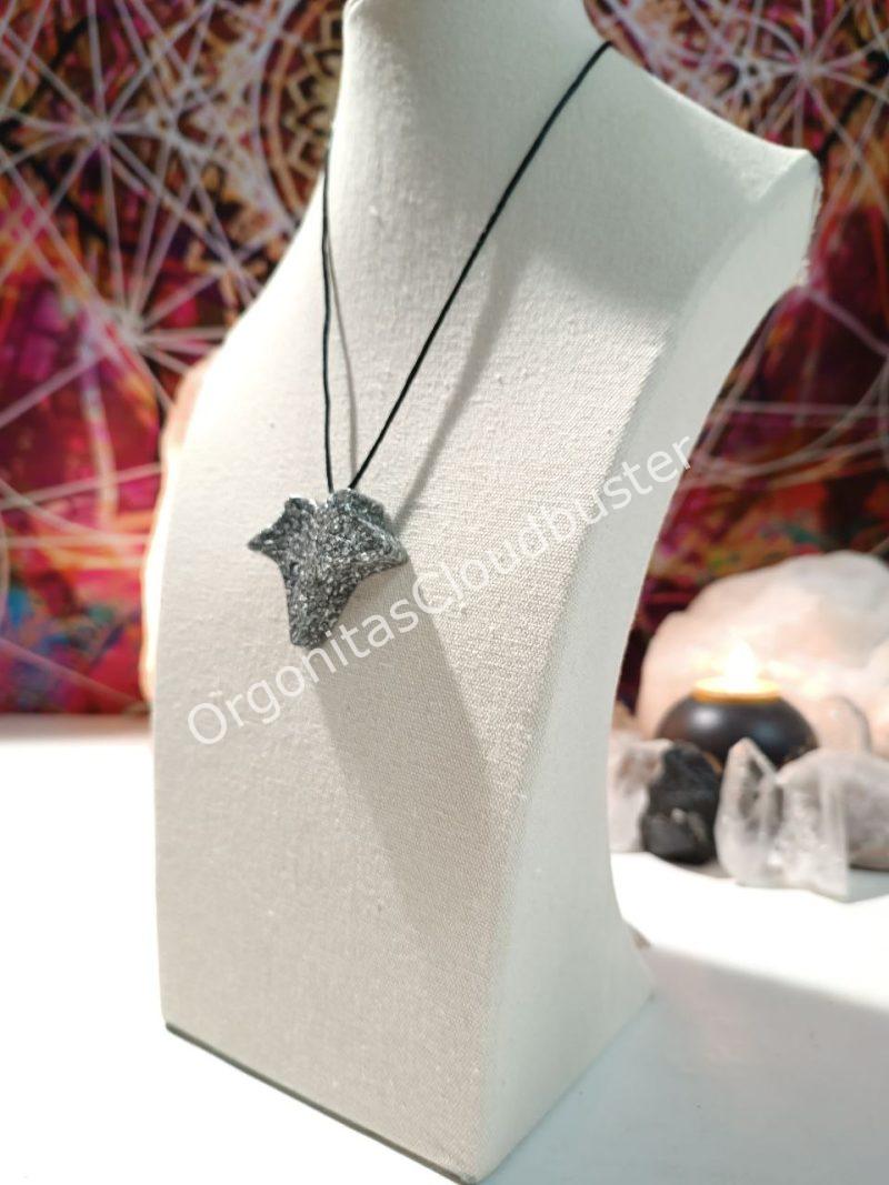 Orgonita / Electronite Colgante Hoja en Punta - Imagen 2