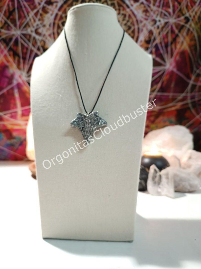 Orgonita / Electronite Colgante Hoja en Punta