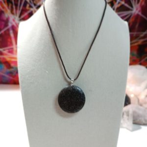 Orgonita VIRUTA PEQUEÑA DE HIERRO colgante Círculo