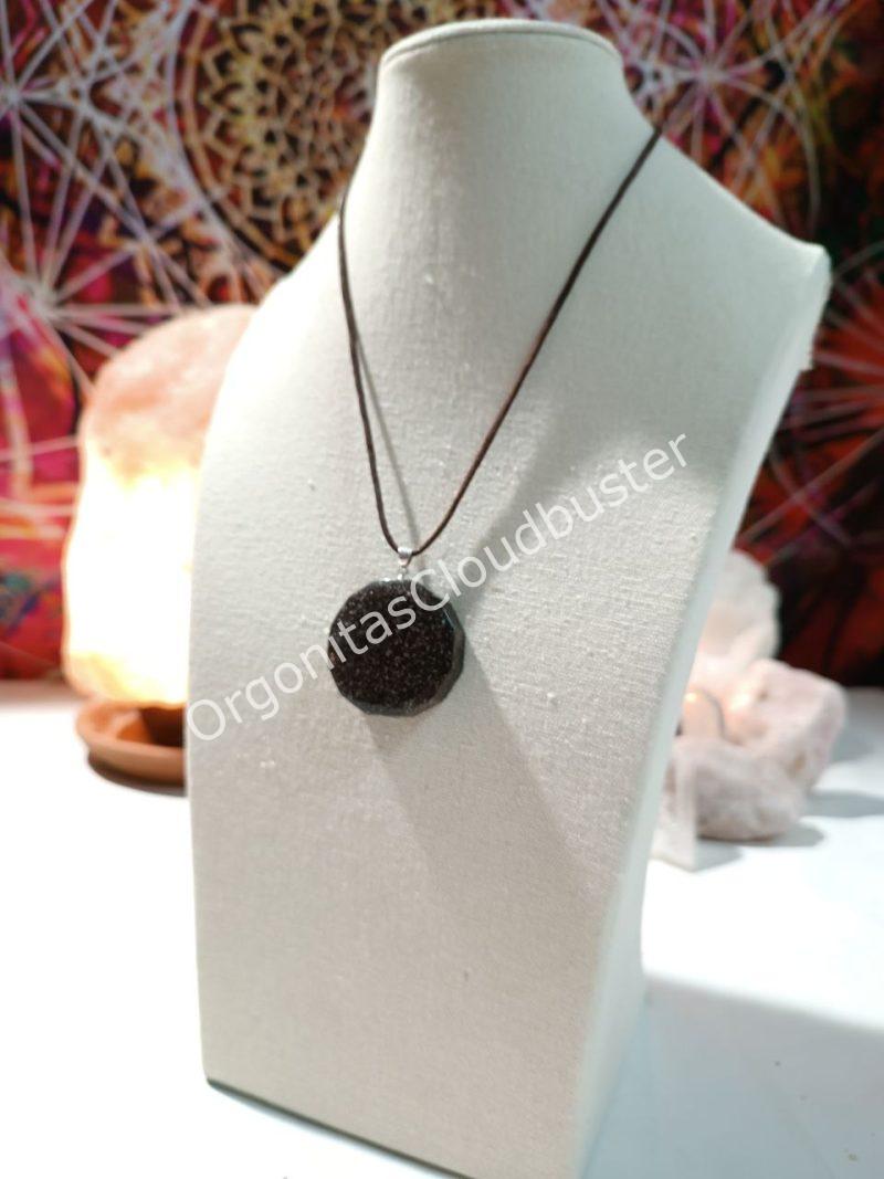 Orgonita VIRUTA PEQUEÑA DE HIERRO colgante Dodecágono - Imagen 3