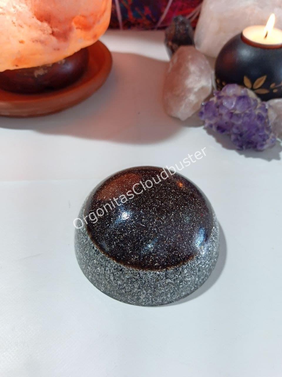 Orgonita viruta de hierro y aluminio Semiesfera