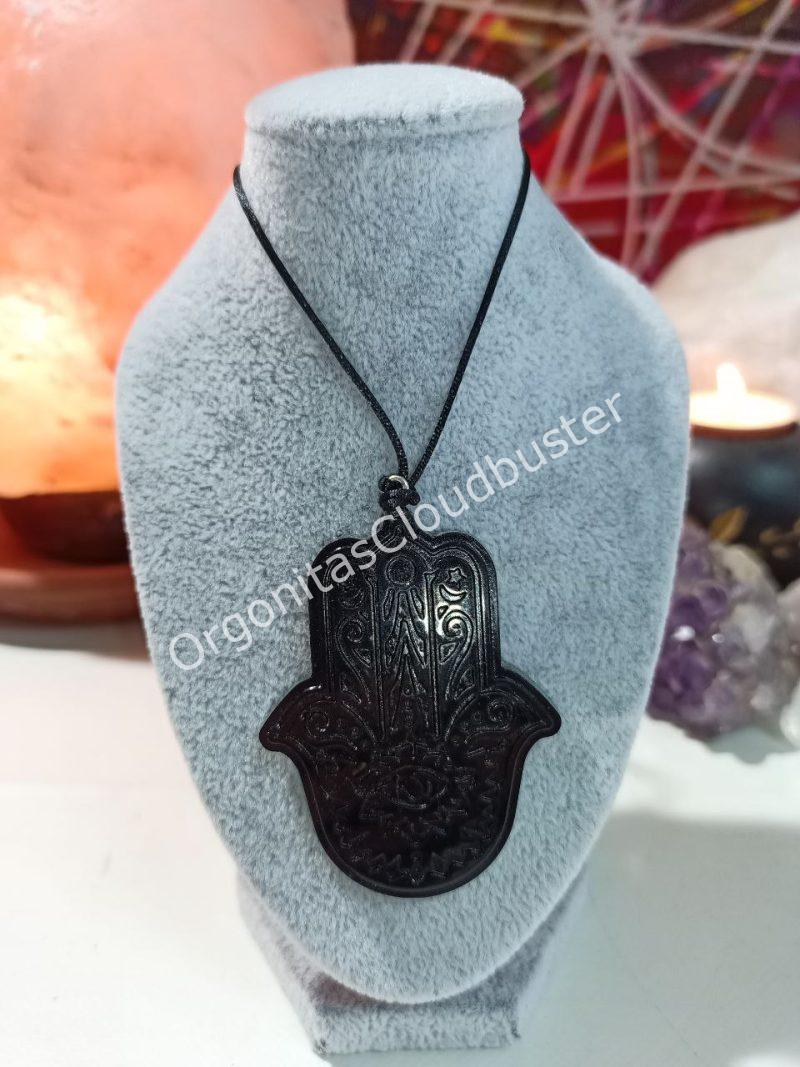 Orgonita El Jamsa Colgante Magnetita