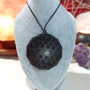 Orgonita Flor de la Vida Magnetita Colgante