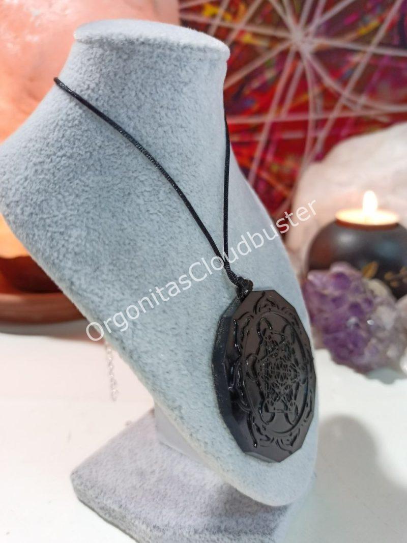 Colgante Orgonita formato Metatrón de Magnetita - Imagen 3