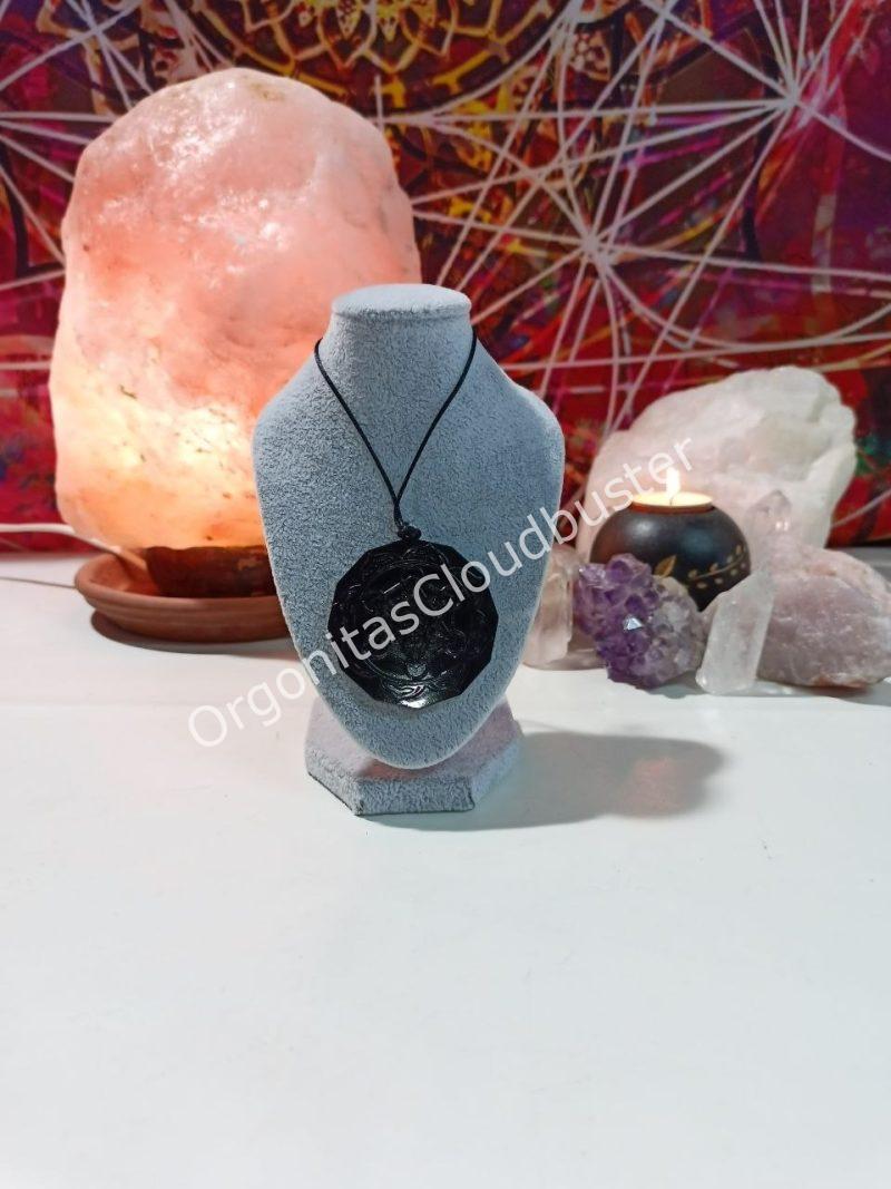 Colgante Orgonita formato Metatrón de Magnetita - Imagen 2