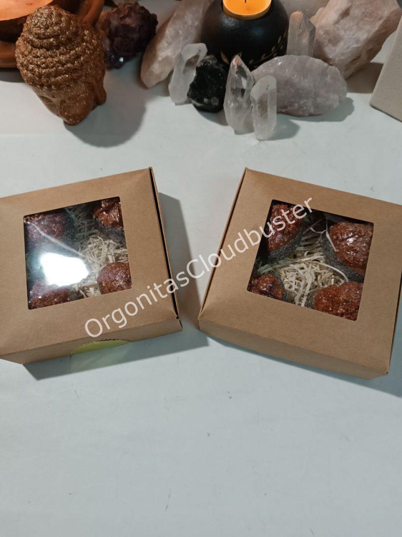 Orgonita / Electronite Conjunto corazones Color - Imagen 3